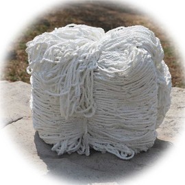 KUAIE Child Safety Net, Pet Safety Net, White Garden Decoration Net for Balcony Window Stairs, Fence Safety Rail Net Color : 3cm mesh, Size : 1x5m(3x16ft)