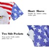Goodstoworld Mens American Flag Rompers 4th of July Overalls Male