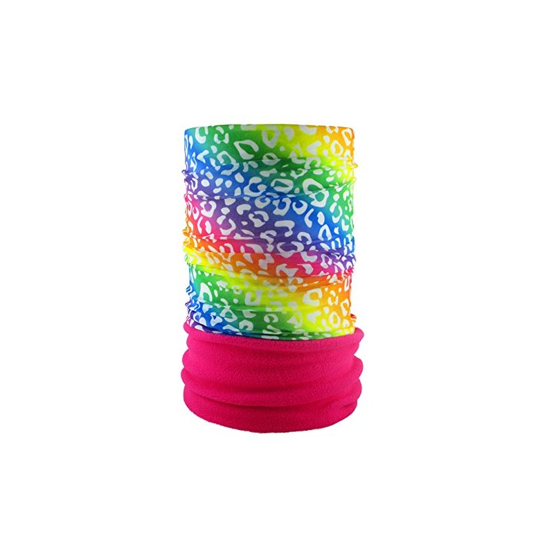 HeadLOOP Polar Extra Long Pink Fleece + Tube Scarf Multifunctional
