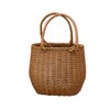 ratanbasuketto Shopping Hamper, Round