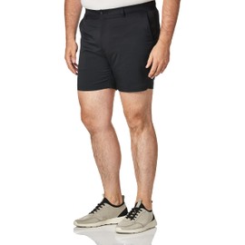 PGA TOUR Men's Big and Tall 9" Flat Front Golf Shorts with Active Waistband (Size 30-44 Big & Tall), Caviar, 50 Big Tall