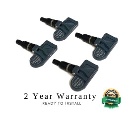 ITM Engine Components Set of 4 2016-2019 Toyota Tacoma Black TPMS Tire Pressure Sensors