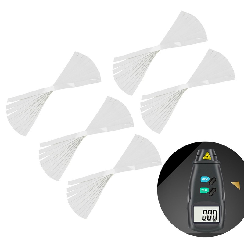 50 Pcs Tachometer Reflective Tapes Strong Adhesion Flexible Waterproof Optical