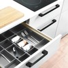 10 Pack 160mm Black Drawer Handle Kitchen Cabinet Square Black