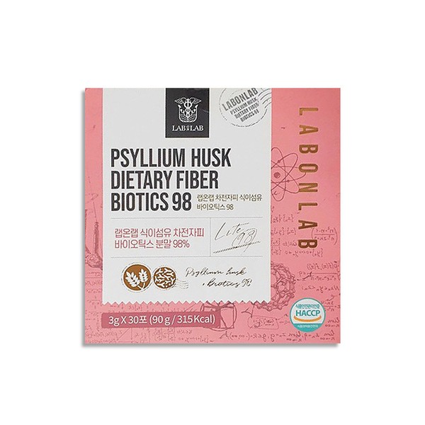 Lab On Lab Psyllium Husk Dietary Fiber Biotics 98 Stick