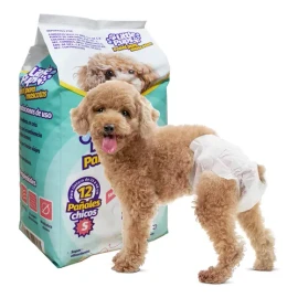 Pañales Parar Perro Chico 12 Piezas