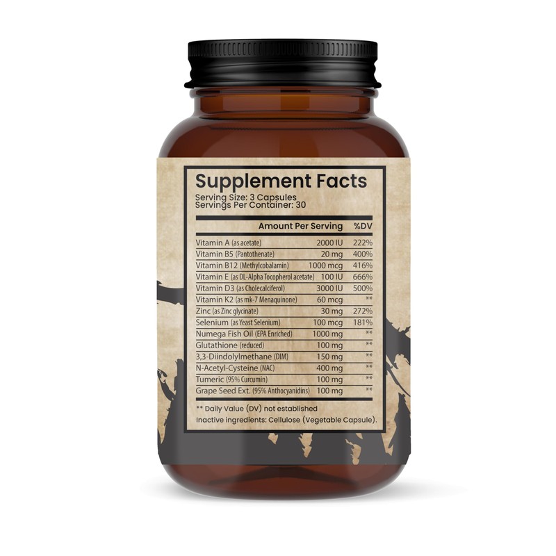 Teton Naturals Acne - 90 Cap, Natural Wellness Support