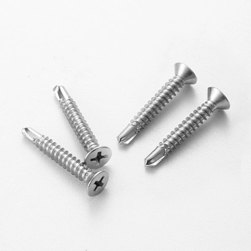 #12 x 1 (50 Pack) Flat Head Sheet Metal Screws