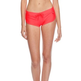 Body Glove Junior's Smoothies Sidekick Sporty Swim Short Bikini Bottom, Diva, S