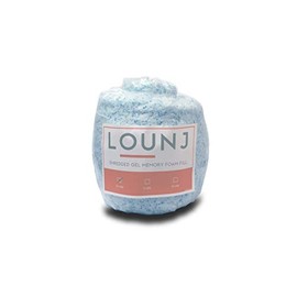 Lounj Shredded Memory Foam Fill for Cushions, Crafts, Bean Bags, Pillows, or Dog Beds, Made in The USA (2.5 LB)