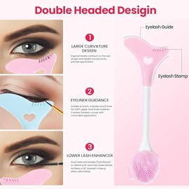 2 paquetes de silicona cara Scrubber Exfoliator, aplicador de cepillo de máscara Facial, cepde limpieza Facial, cepillo de limpieza de poros, cepillo 