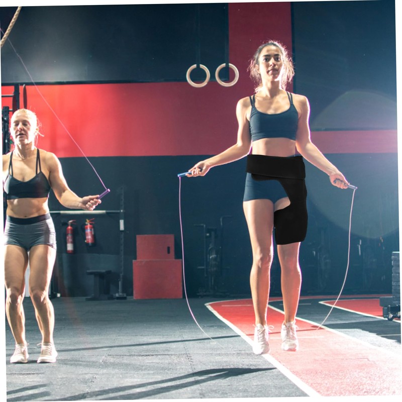 COLLBATH Groin Strain High Elastic Hamstring Support Wrap Thigh Compression