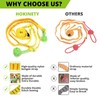 HOKINETY Dog Hanging Bungee Tug Toy for Two Dogs: Interactive