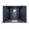 7x5ft Fabric Jail Backdrop Halloween Prison Cell Picture Mugshot Background