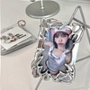 Metallic Trading Card Case Card Case Trading Card Holder Silver