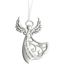 Ganz Angels By Your Side Ornament - When I count my blessings, I count you twice