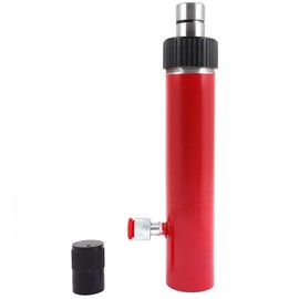LSAILON 10 Ton Capacity Hydraulic Hand Pump Porta Powers Pump Porta Power Type Cylinder Hydraulic Jack - Red