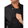 Chef Works Unisex Bastille Chef Coat, Black, XX-Large
