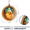 Nativity Mary and Baby Jesus Ornament – nativity ornament –