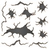 Stencils for Walls: Cracks Stencil, 4.5 x 4.5 inch -