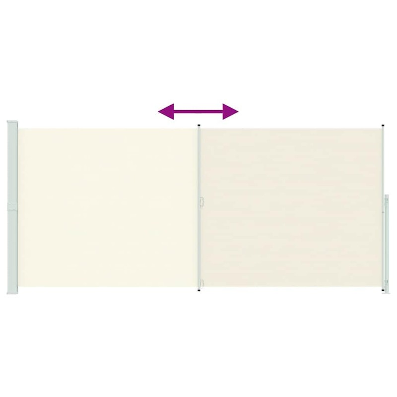 vidaXL Outdoor Privacy Solution - Patio Retractable Side Awning -