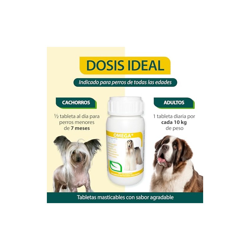 RUILAND Suplemento Omega 3 y Omega 6 para Perros