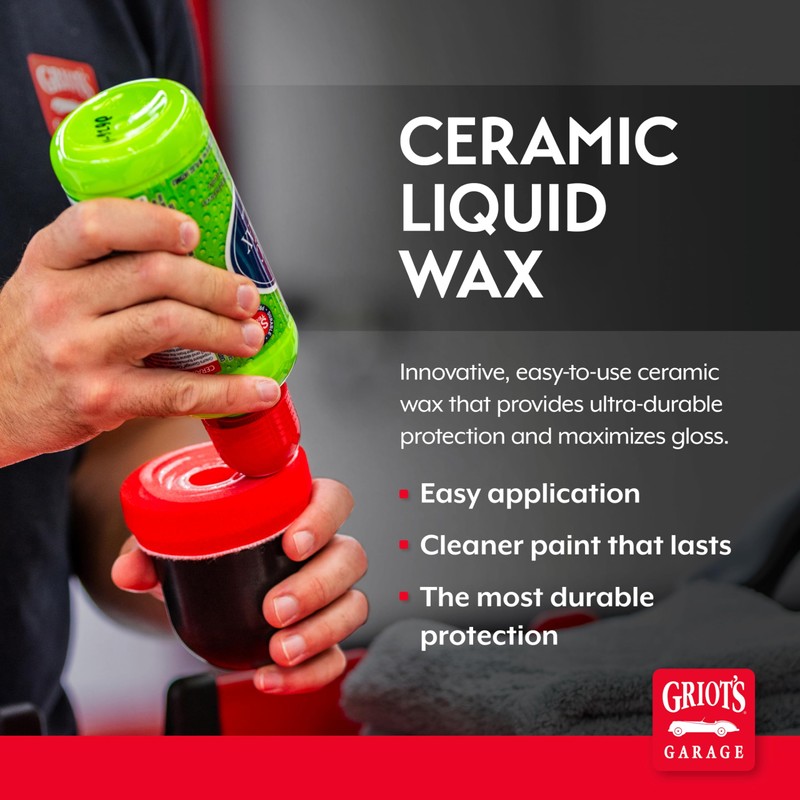 Griots Garage Ceramic Liquid Wax for Car Polishing and Detailing,