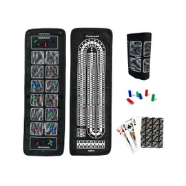 Incremental MagBoard: Cribbage and Mancala Magnetic Rollable Travel Game