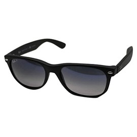 RayBan RB2132F 601S78 New WayFarer Polarized Sunglasses, Full Fit Model, blue gray gradient