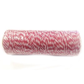 AllyDrew Cotton Baker's Twine 4ply 110 Yard, Red