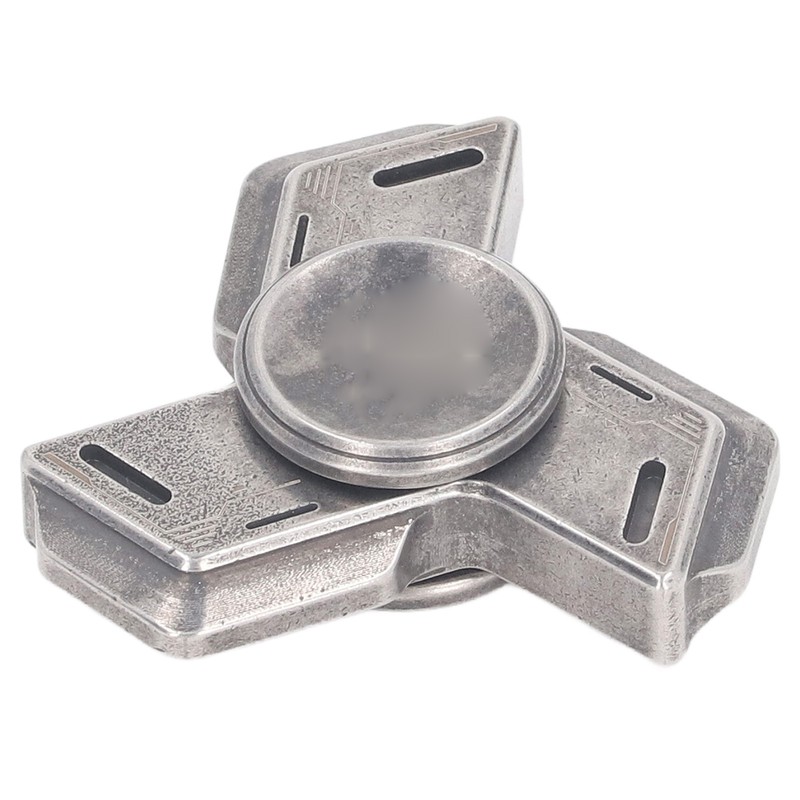Metal ADHD Fingertip Rotating Toy Anxiety Stress Relief Stainless Steel