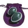 2-PCS real Nephrite Jade Egg Set for Beginner & Intermediate