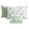 Botanical 6-Piece Queen Bed Sheets Set, Boho Floral Print Brushed