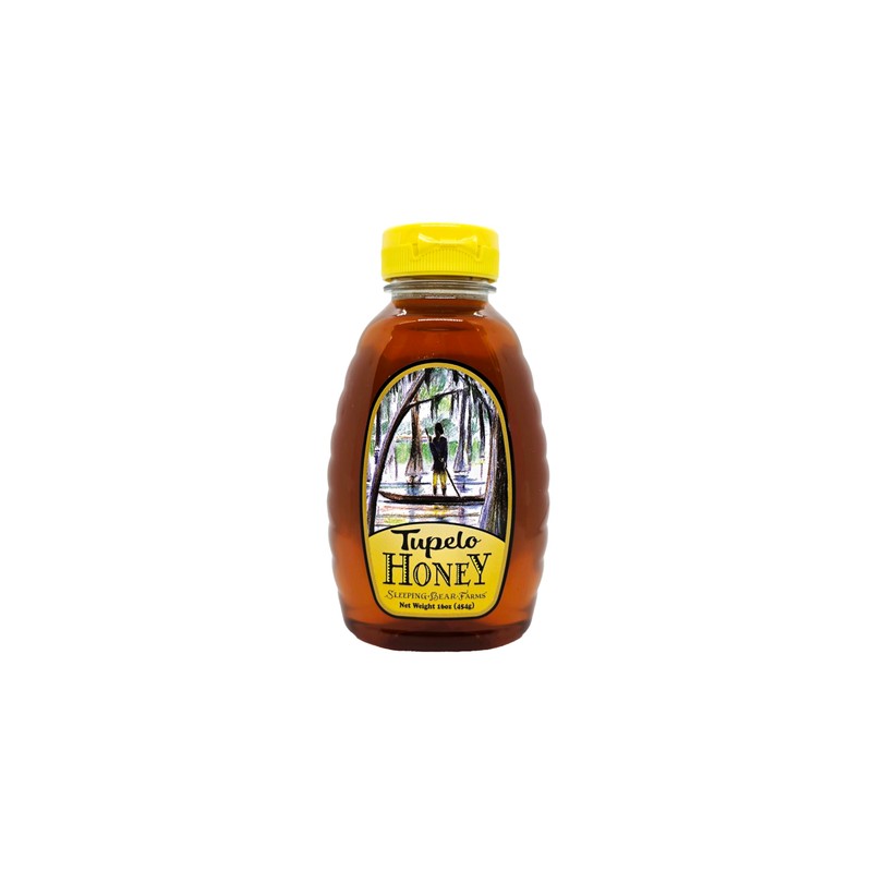 Tupelo Honey 16oz. Bottle- Premium from Sleeping Bear Farms Beekeepers