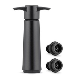 Vacuum Wine Saver Pump with 4 Reusable Stoppers, Silicone Wine Stopper For Red Wine Bottles/White Wine Bottles, Leak Proof Airtight Seal, Preserves Freshness, Easy to Use