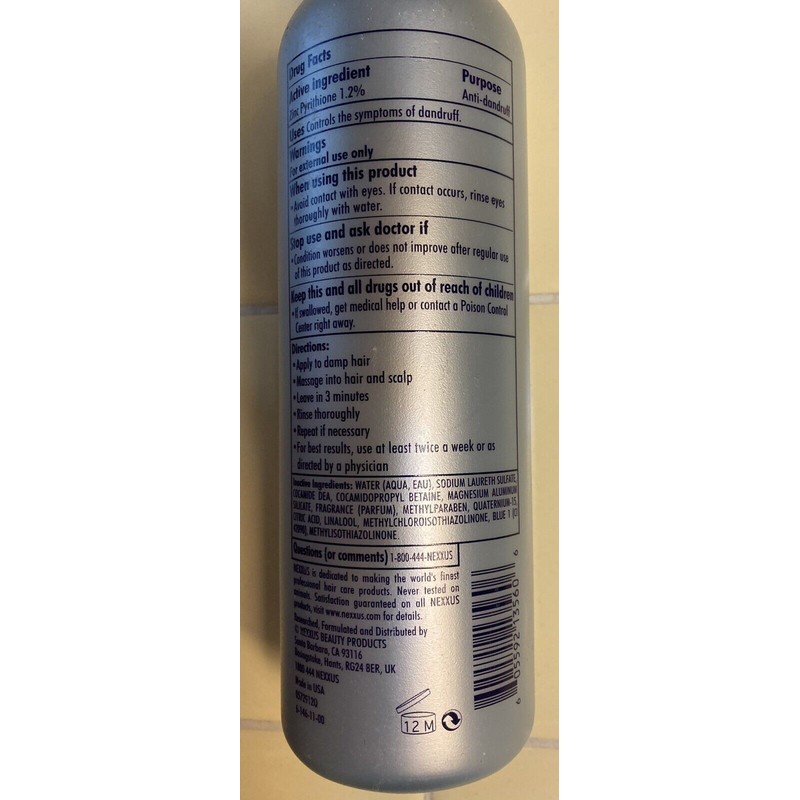 Nexxus Dandarrest Dandruff Control Shampoo 10.1 Fl Oz. Brand New,