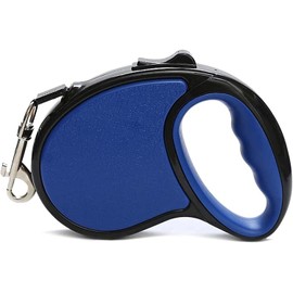Retractable Retractable Dog Leash Flexible Dog Leash for Training Walking for Small Medium Large Dogs (5 Meters, Red) (Blue)