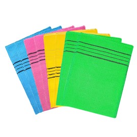 8Pcs Colorful Korean Exfoliating Gloves Comfortable Dual-Sided Exfoliating Glove Removing Skin Callus Shower Spa Scrub Mitt for Shower Scrub Mitt Bath Accessories