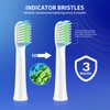 Toolsy 10 Pack Toothbrush Replacement Heads Compatible with Bitvae D2