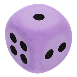 Toyvian Big Dice Jumbo Giant Foam Dice Giant EVA Foam Dices, Foam Dice Cube Jumbo Dice with Number Dots Large Dices