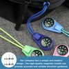 12 Stück Mini Kompass,Anhänger,Taschenkompass Geschenke,Anhänger Compass,Kompass Klein,Schlüsselanhänger,Multi-Farbe Mini Überleben Für