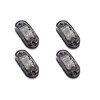 Fugedox 4 Pcs 2.5 Inch 9-30V side tail lights, 2