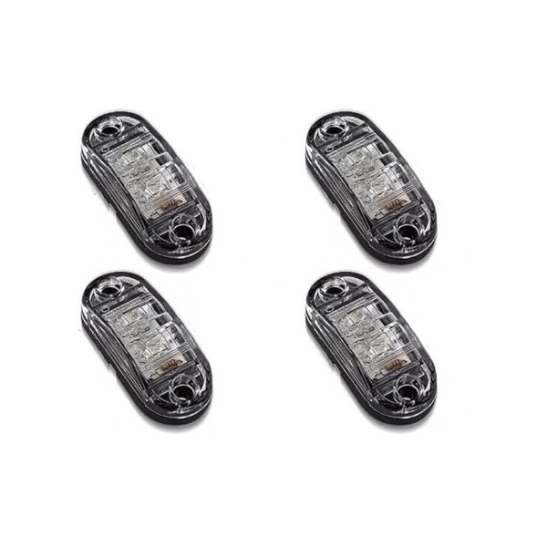 Fugedox 4 Pcs 2.5 Inch 9-30V side tail lights, 2
