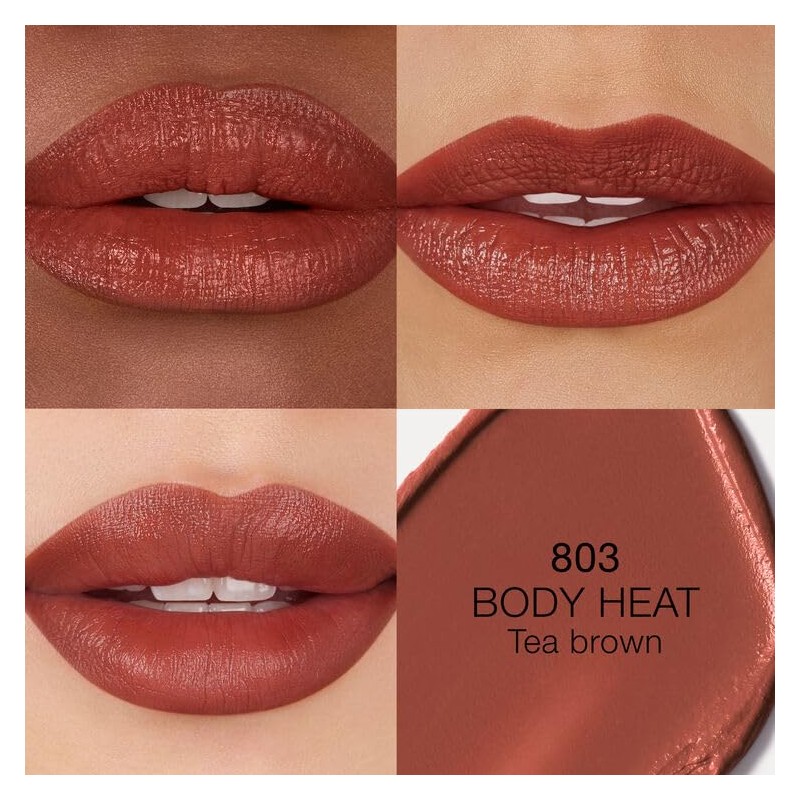 NARS Explicit Lipstick / 803 Body Heat / Tea Brown
