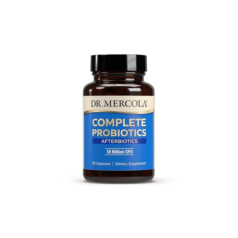 Dr. Mercola Complete Afterbiotics Suplemento dietético (18 mil millones de