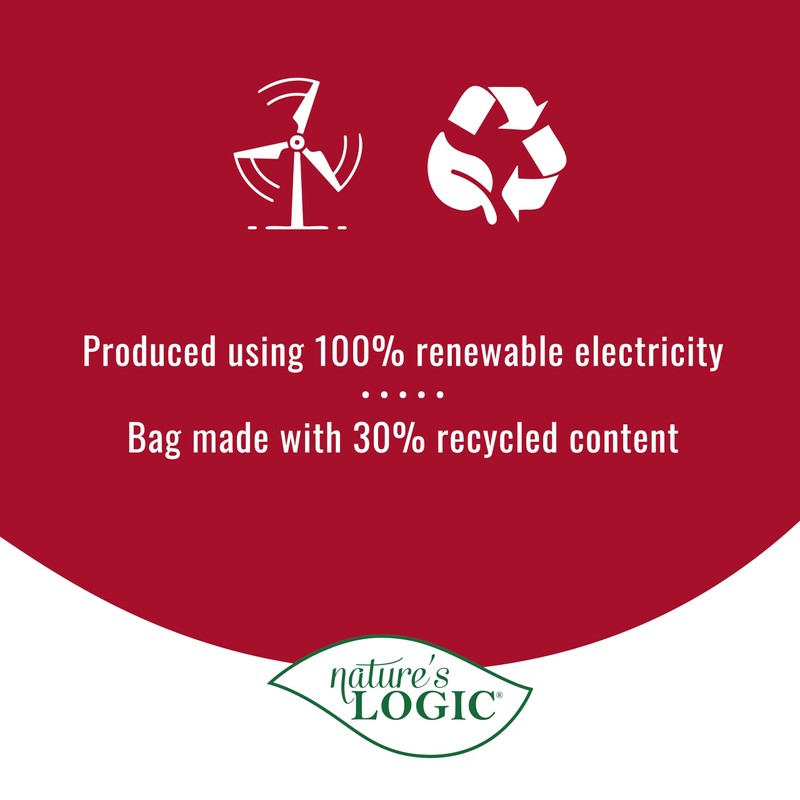 NATURE'S LOGIC Dry Dog Food - 100% Natural - No