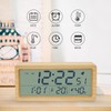 muenfly Digital Alarm Clock, 14.5 x 5.5 cm Large Screen