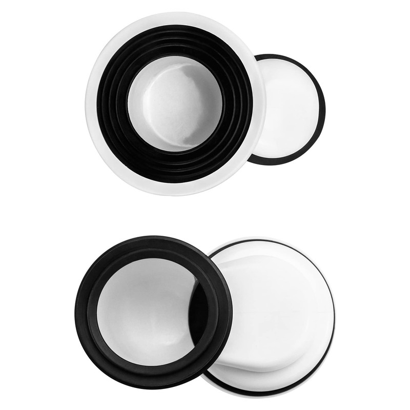 QWORK® 100mm Toilet Offset pan Connector PVC Waste Pipe Connector