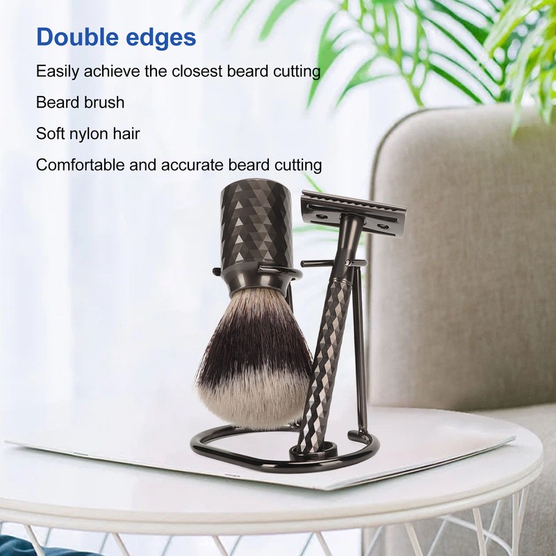 Men Beard Cutter Handle Double Edges Safety Manual Trimming Clipper
