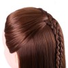 Hair Training Head, Heat Resistant Mannequin Wig Cosmetology Doll Head